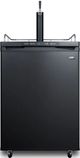 Summit® 24” 5.6 Cu. Ft. Black Kegerator-0