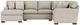 Flexsteel® Customizable Bryant 3-Piece U-Shape Sectional with Custom Layout Options-2