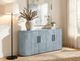 International Furniture Direct Balam Blue Console-1