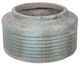 A & B Home Distressed Green Round Ridged Cement Planter-0