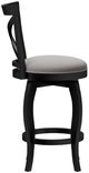 HH2 Home Ellendale Black Swivel Counter Stool-2