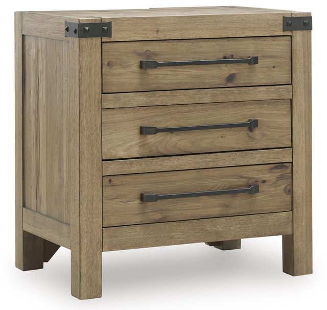 Signature Design by Ashley® Ridgester Light Brown Nightstand-0