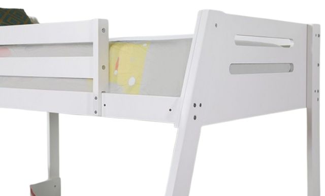 Furniture of America® Emilee White Twin/Full Bunk Bed-1