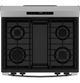 GE® 400 Series 30" Stainless Steel Freestanding Gas Range-3