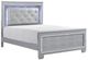 Homelegance® Allura Silver California King Bed with LED Lighting-0