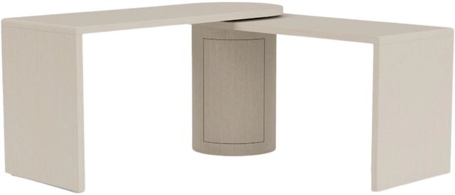 Riverside Furniture Maren White Sand Swivel Desk-0