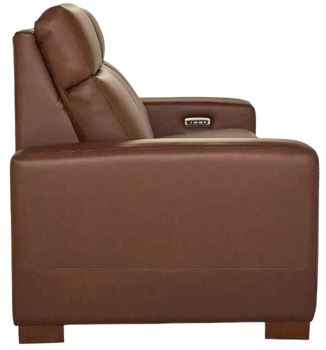 La-Z-Boy® Acadia Chestnut Leather Power Reclining Sofa with Headrest-3
