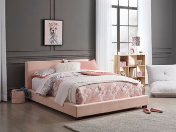 Signature Design by Ashley® Chesani Blush Twin Upholstered Bed-3