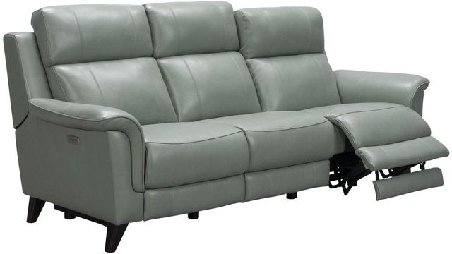 BarcaLounger® Kester Lorenzo Mint Leather Power Reclining Sofa-1