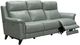 BarcaLounger® Kester Lorenzo Mint Leather Power Reclining Sofa-1