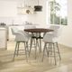 Amisco Customizable Link Birch Veneer 42" Round Bar Table-3