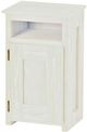 Crate Designs™ Furniture Cloud Left Side Hinge Door Petite Nightstand with Lacquer Finish Top Only-0