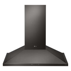 LG 30" Black Stainless Steel Wall Mount Chimney Hood