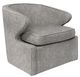Sagebrook Home Gray Round Back Fully Foamed Accent Chair-0
