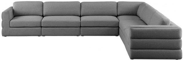 Meridian Furniture Beckham 6-Piece Grey Modular Sectional Sofa Set-1