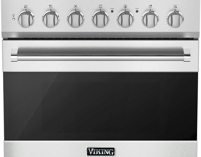 Viking® 3 Series 30" Frost White Freestanding Dual Fuel Liquid Propane Range-1