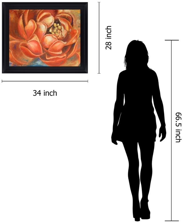 Classy Living Amber Petal Radiance Wall Art-1