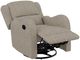 Emerald Home Henry Speckled Brown Manual Swivel Glider Recliner-1