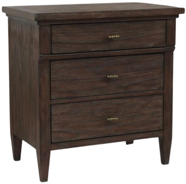 Legacy Classic Reflections Dark Roast 3-Drawer Nightstand-0