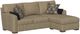Flexsteel® Customizable Jasper Sofa with Reversible Chaise-1