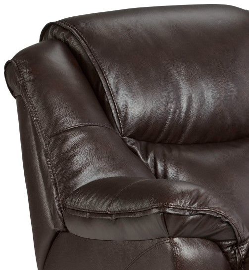 HomeStretch Stallion Brown Leather Manual Rocker Recliner-0