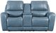 Leather Italia™ Cambria Bel Air Blue Power Reclining Loveseat-1