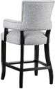 Olliix by Madison Park Grey Dawson Arm 26‘’ Counter Stool-4