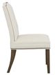 Fairfield® Customizable Entree Dining Empire Short Back Dining Chair with Tobacco Legs and Buttons-2