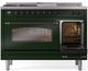 Ilve® Nostalgie II Series 48" Emerald Green Pro Style Dual Fuel Range-3