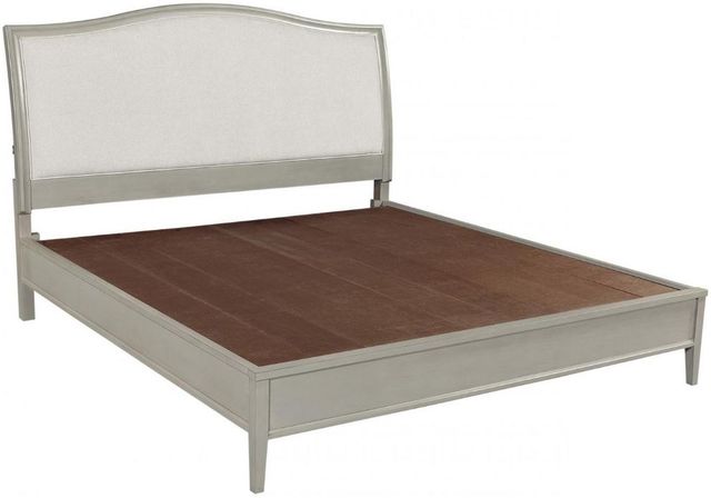 aspenhome® Charlotte Shale King Upholstered Bed-1