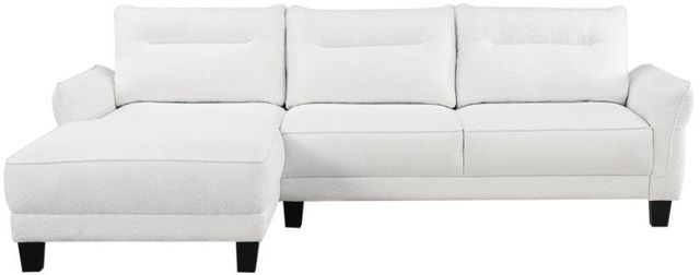 Coaster® Caspian 2-Piece White Left-Arm Facing Sectional-3