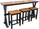 Signature Design by Ashley® Wildenauer 4-Piece Black/Brown Dining Set-1