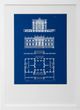 Stylecraft Dann Foley Lifestyle Graphic Building Plan IV Blue/White Wall Art-0