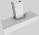Vent-A-Hood® 54" White Contemporary Wall Mounted Range Hood-3