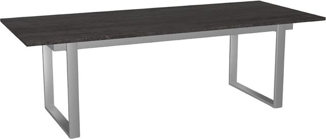 Amisco Customizable Burton 108" Rectangular Extendable Table with 1" Thermo Fused Laminate Top and 1 Leaf-0