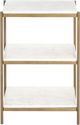 Four Hands Felix Antique Brass/Polished White Nightstand-3