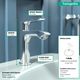 Hansgrohe Metris Chrome Single-Hole Faucet 100 with Pop-Up Drain-2
