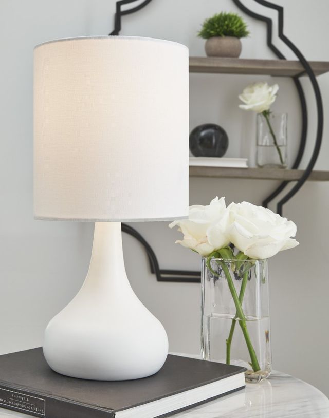 Signature Design by Ashley® Camdale 2-Piece White Table Lamp Set-3
