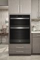 Whirlpool® 30" Black Stainless Steel Oven/Micro Combo Electric Wall Oven-4