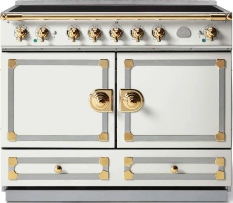 La Cornue CornuFé 110 43" Pure White Pro Style Induction Range-0
