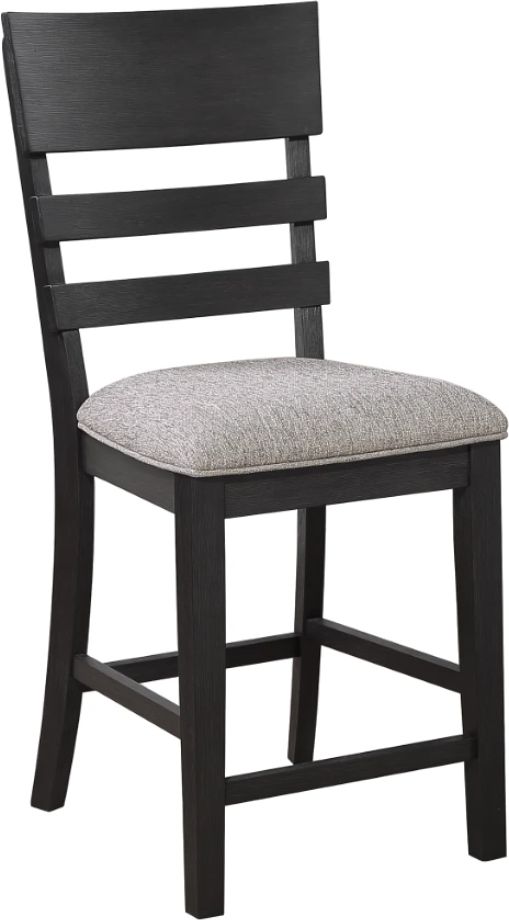 Crown Mark Guthrie Black/Gray Counter Chair-0