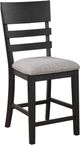 Crown Mark Guthrie Black/Gray Counter Chair-0