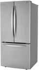 LG 24 Cu. Ft. Smudge Resistant Stainless Steel French Door Refrigerator-2