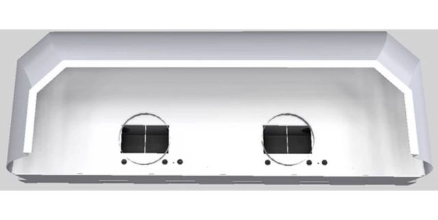 Vent-A-Hood® Designer Series 66" White Wall Mounted Range Hood-3
