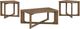 New Classic® Home Furnishings Sweeney 3-Piece Brown Occasional Table Set-0