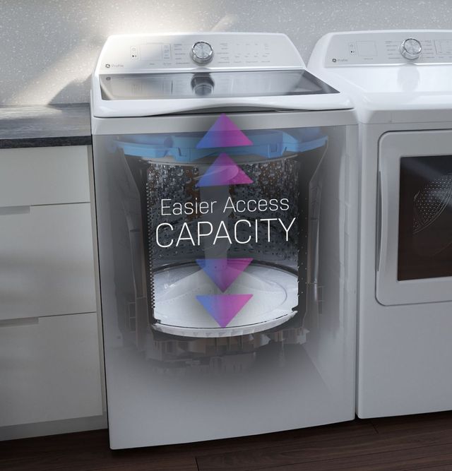 A person measuring the depth of a laundry closet. A person measuring the depth of a laundry closet.