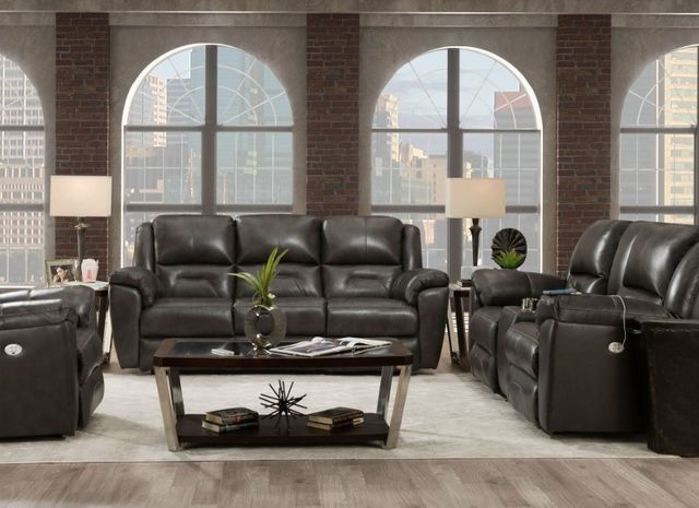 Southern Motion™ Customizable Pandora Double Manual Reclining Sofa-1