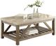Mazin Furniture Ridley Creamy White Cocktail Table-0