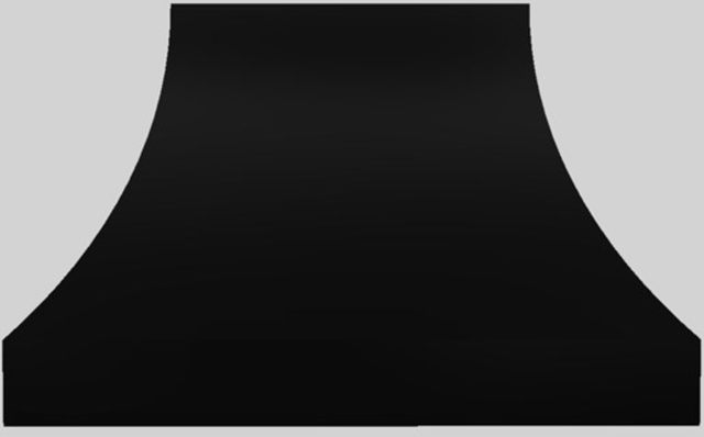 Vent-A-Hood® Designer Series 48" Black Island Range Hood-0