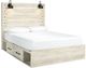 Signature Design by Ashley® Cambeck Whitewash Queen 2-Drawer Storage Panel Bed-3